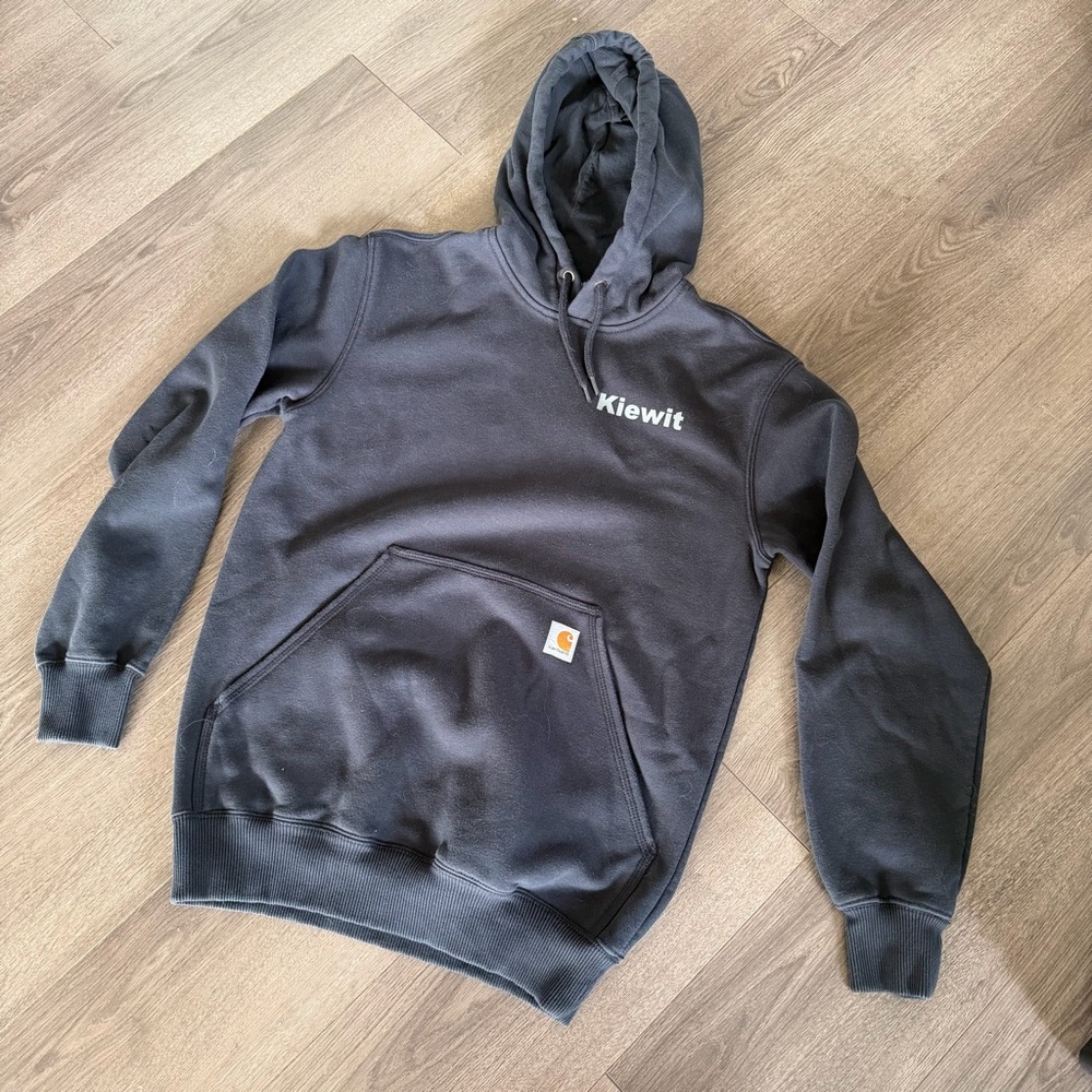 Carhartt Hoodie with Cool Design Sz S